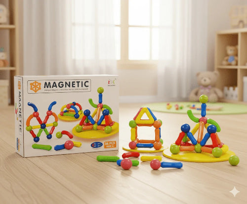 36 pieces magnetic bar blocks for kids