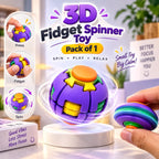 Fidget ball spinning in hand