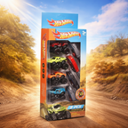4 piece monster truck racing toy for kids