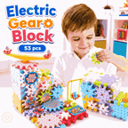 Assembled electric gear mechanism toy