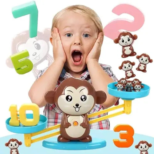Baby activity monkey balancing game toy for kids