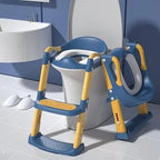Baby toilet seat with ladder for potty training