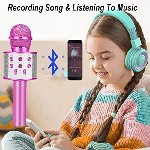 Bluetooth karaoke mic for children