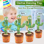 Cactus dancing toy for toddlers singing and repeating words