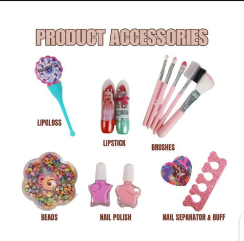Children makeup kit non toxic gift for girls