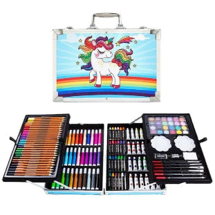 Color Pencils, Crayons, Oil Pastels and Watercolors Art Set- Chotu Toys