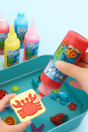 Colorful magic water toy for kids indoor play