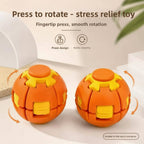 Colorful press spin fidget ball