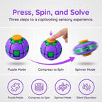 Compact fidget ball size in hand