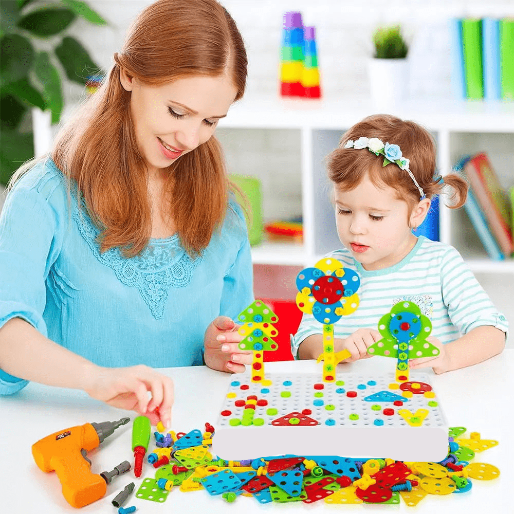 educational drilling board toy for children