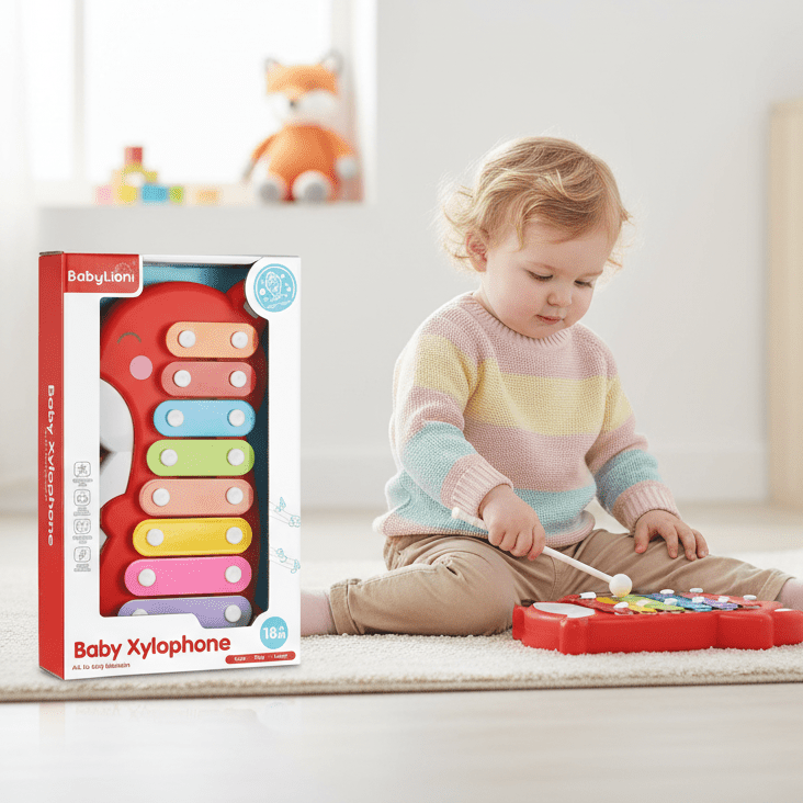 Cute animal piano xylophone toy for kids Pakistan
