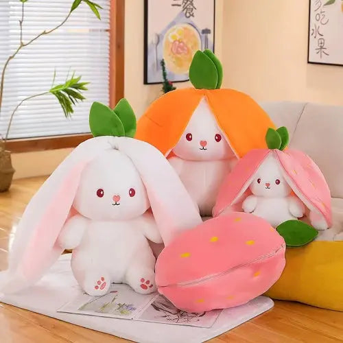Cute strawberry rabbit plush bunny soft toy for kids in Pakistan