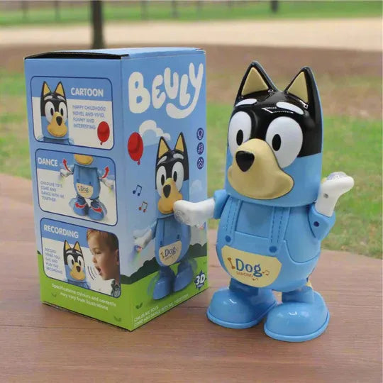 Dancing Beuly Dog Toy with voice recording and lights for kids