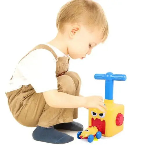 Educational balloon car toy for kids