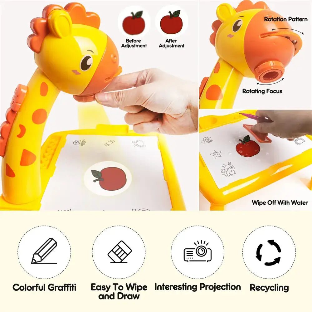 Educational drawing projector toy for kids