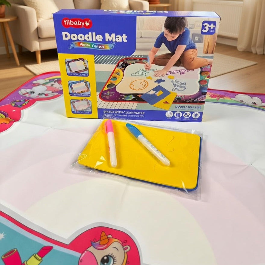 Educational water doodle mat for preschool children