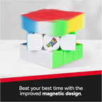 Fast rotating 3x3 puzzle cube for brain training