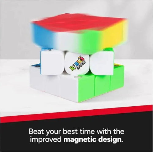 Fast rotating 3x3 puzzle cube for brain training