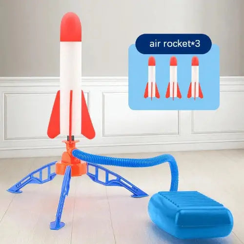 Fun backyard stomp rocket launcher for children