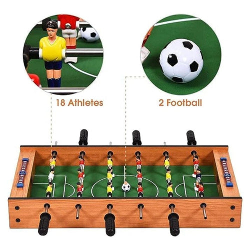Indoor table football game for family play