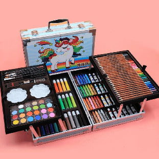 Kids Art Supplies Box with Colors, Markers, Crayons and Paints - Chotu Toys