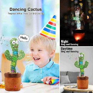 Kids dancing cactus toy rechargeable battery Pakistan online
