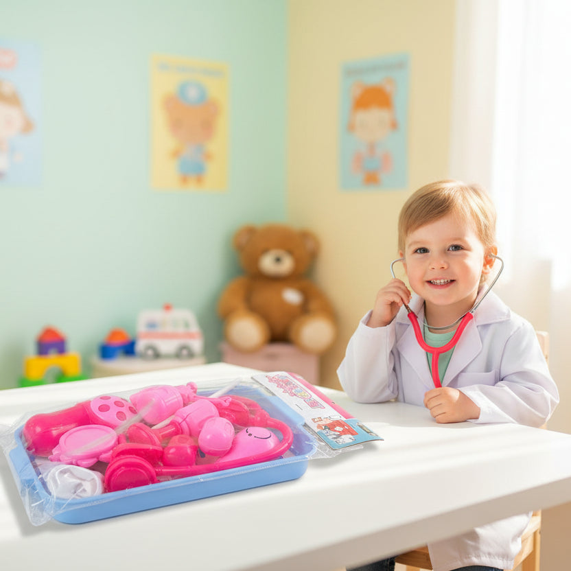 Kids doctor kit pretend play medical toy set for boys and girls