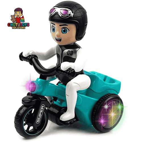 Kids stunt bicycle toy with LED lights Pakistan