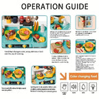  Kitchen Set with Food Items 