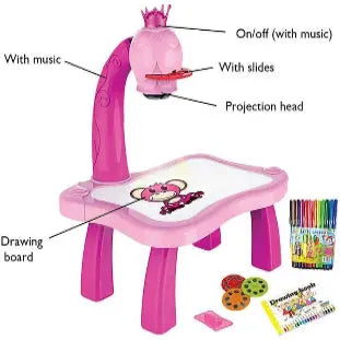 Adjustable LED Projector for Kids – Tracing and Drawing Toy