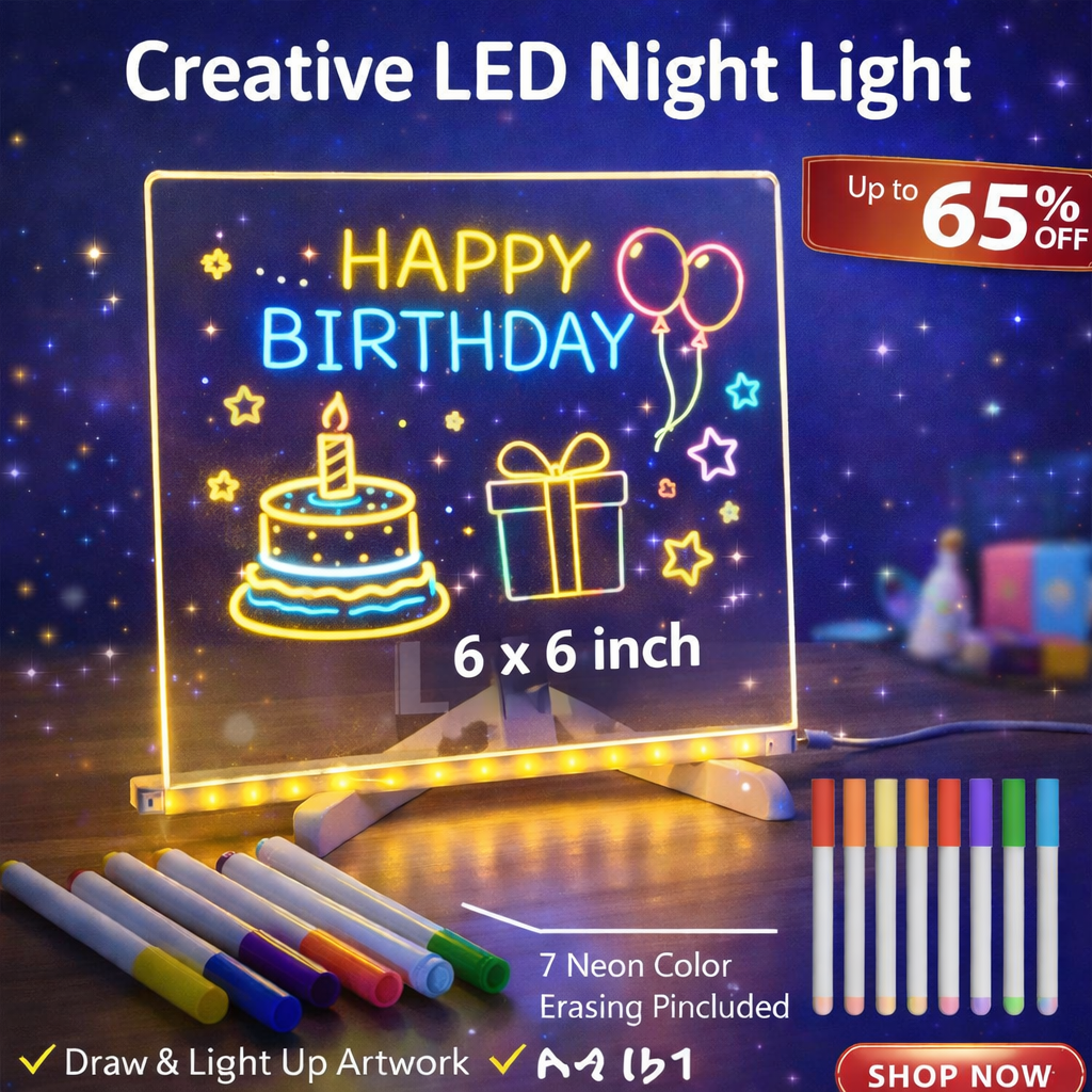 LED acrylic drawing board