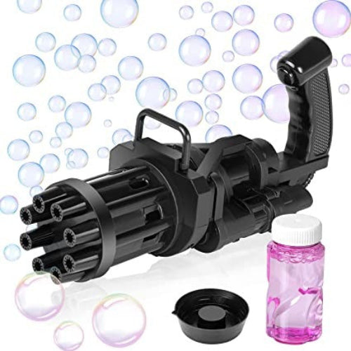 Lightweight bubble gun for outdoor fun