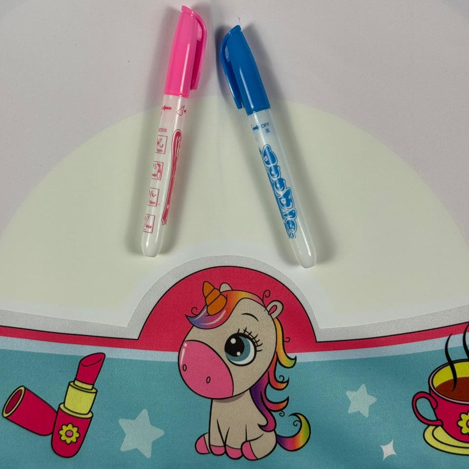 Mess free water painting mat for kids