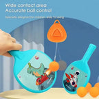 Mini Cartoon indoor ping pong toy set
