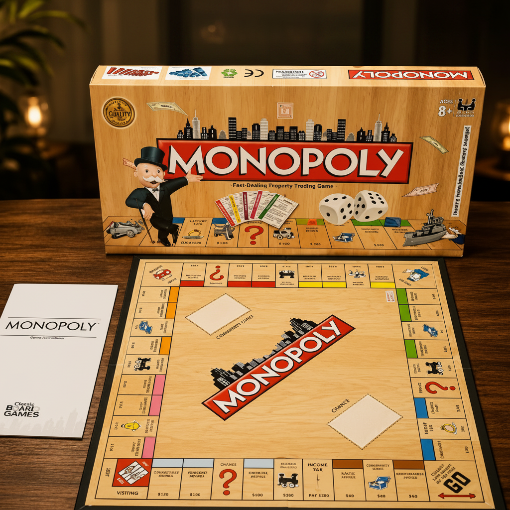 Monopoly board Family game