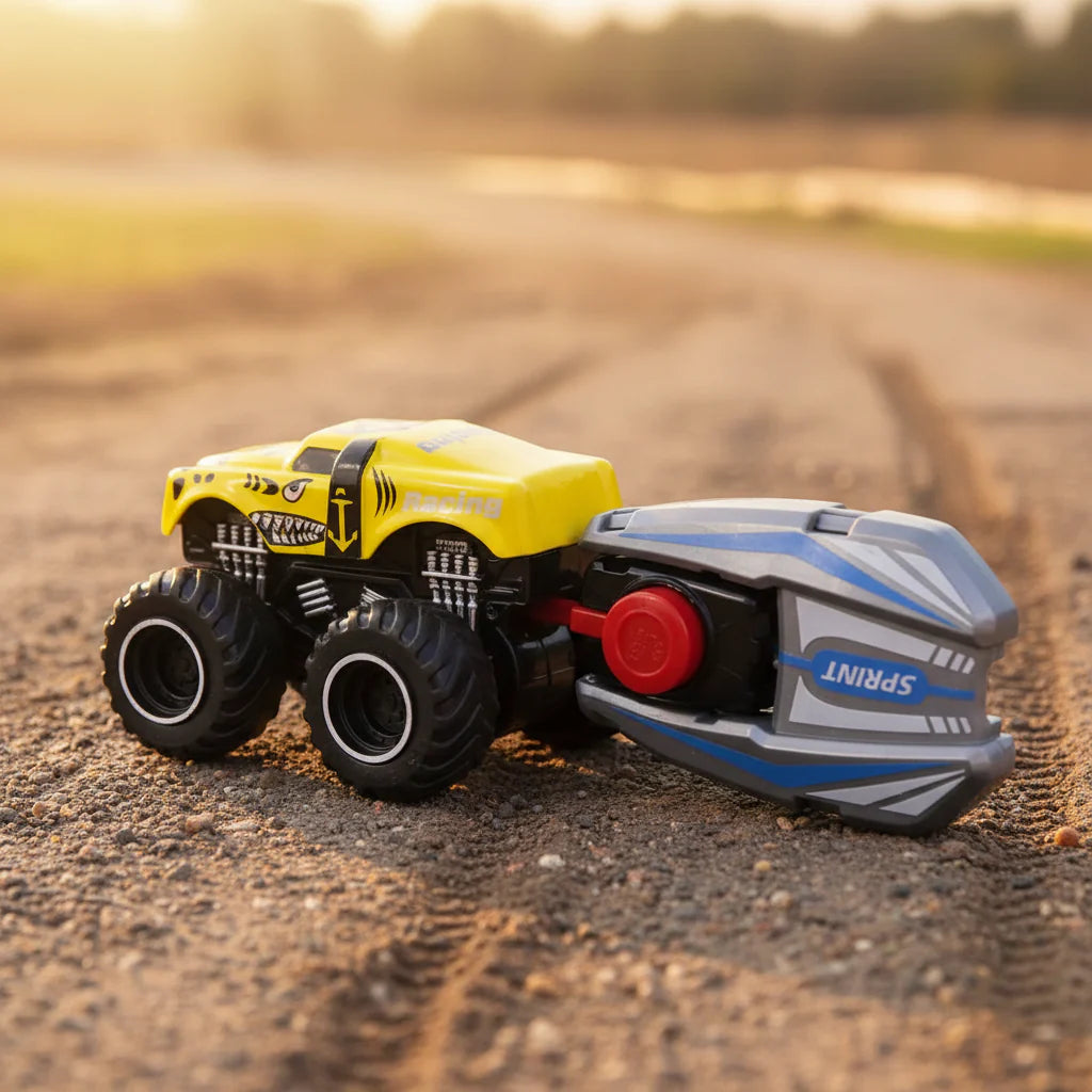 Monster jeep cars with launcher for children