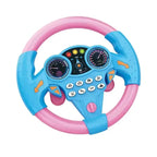 kids car driving toy with buttons and lights