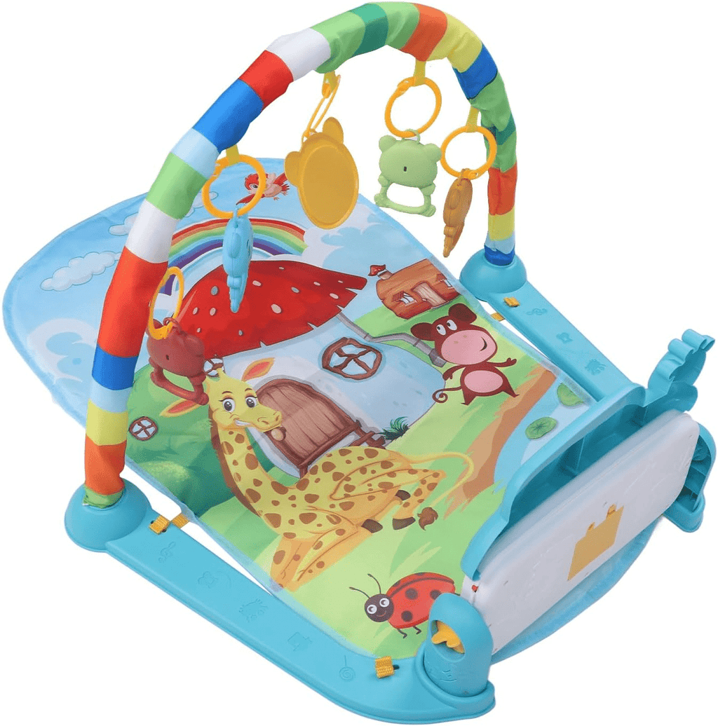 Musical baby play gym mat for newborns