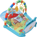 Musical baby play gym mat for newborns