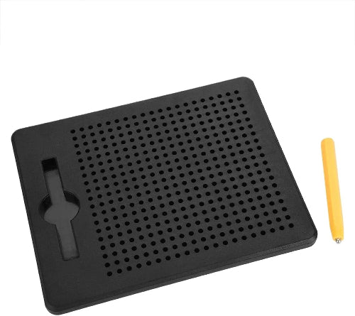 Portable magnet drawing board for screen-free learning