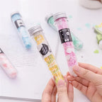 Portable paper soap sheets in tube for kids and travel