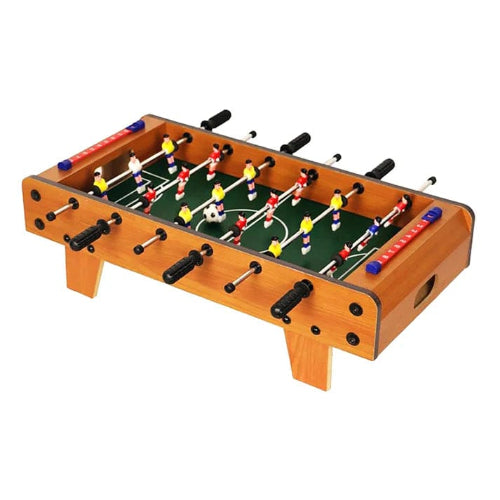 Portable wooden mini table football game for kids