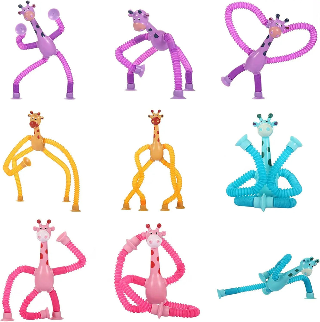 giraffe pop tube toy