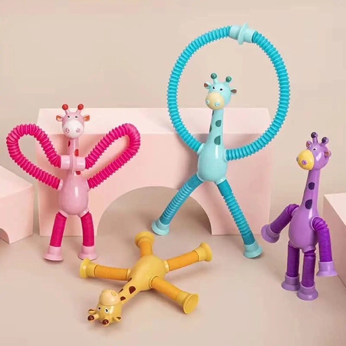 telescopic suction cup giraffe toy for kids Pakistan