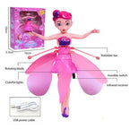 Princess flying doll toy with safe wings