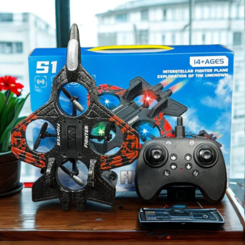 RC combat aircraft toy for outdoor play