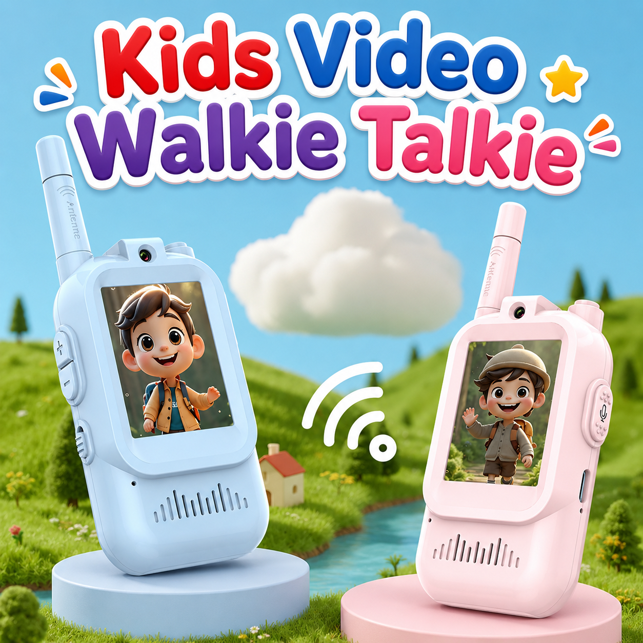 Rechargeable kids camera walkie talkie set Pakistan