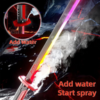 Rechargeable light-up toy sword with smoke effect
