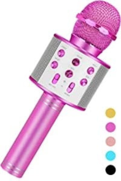 Rechargeable wireless microphone for family fun
