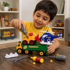 STEM engineering vehicle assembly toy for children